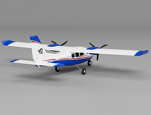 P68 850MM(33.5'') 3S RC Airplane PNP Trainer for Beginner (Transmitter, Receiver or Battery not Included) (Red)