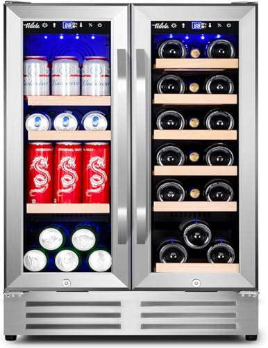 Cigar Electric Humidor, 35L 250 Counts Large Capacity Thermostatic Electric Cigar Cooler Cabinet with Digital LED Screen, Safety Lock