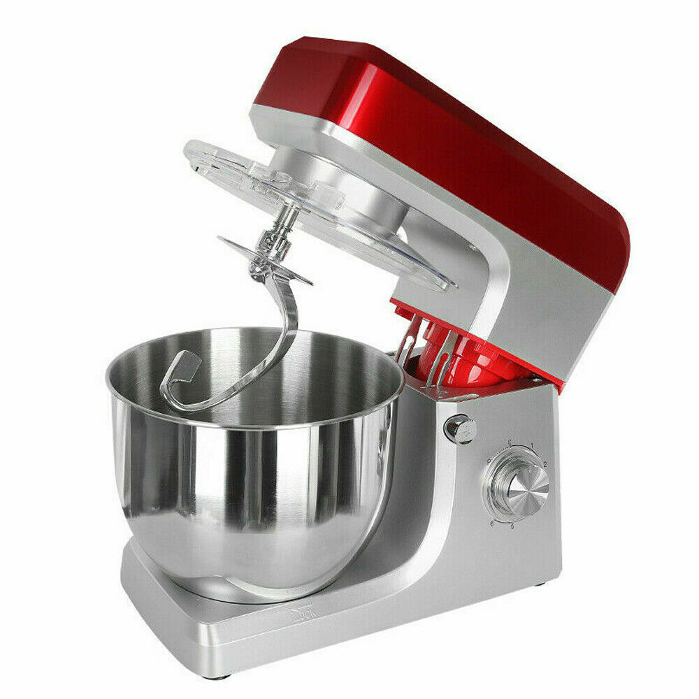 1200W 7L Kitchen Electric Food Stand Mixer Whisk Blender Cake 6 speed 6 Speed Stand Mixer Cake Food Mixing Bowl Beater Dough Electric Blender 1200W