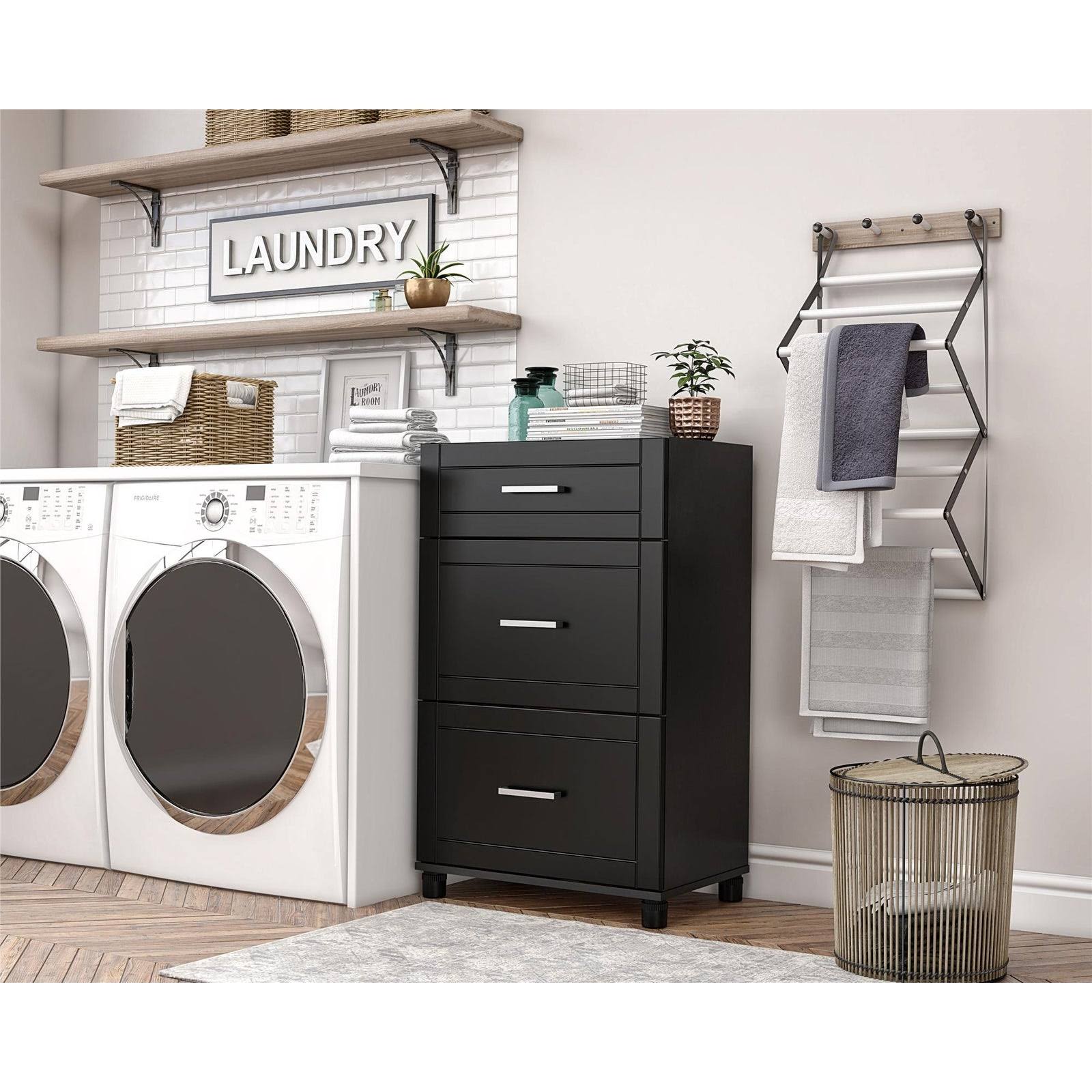 Avenue Greene Coyle 24 inch 3 Drawer Base Cabinet - White DO69996