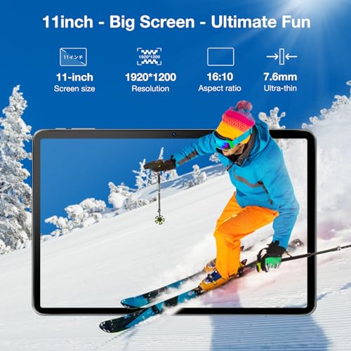DOOGEE T30S Android 14 Tablet, 11 Inch 2.4K Display, 16GB RAM 256GB ROM, 8580mAh Battery, Octa Core Gaming With Dual SIM 4G, TUV Certified