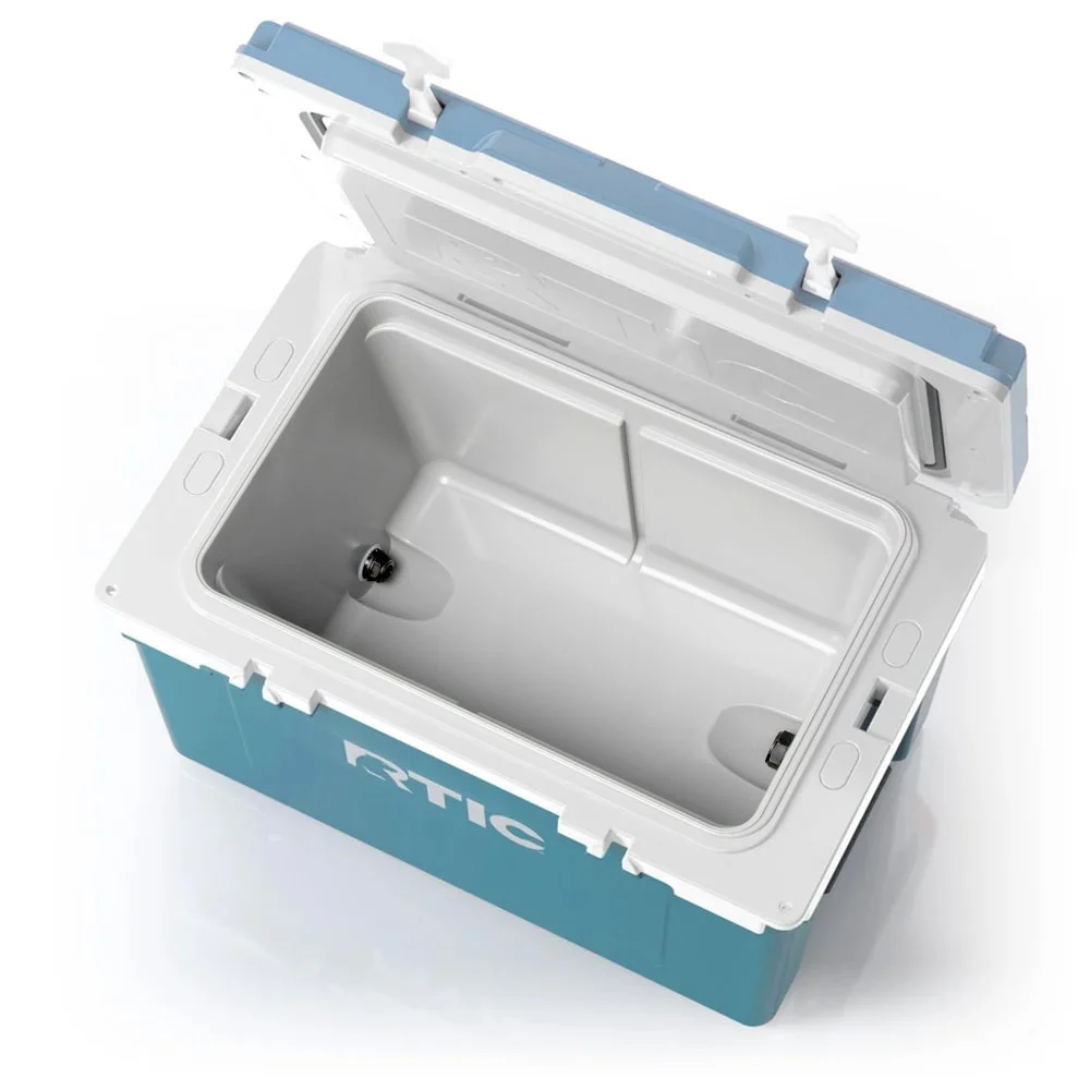 RTIC 52 QT Ultra-Light Hard-Sided Ice Chest Cooler, Dark Grey And Cool Grey, Fits 76 Cans