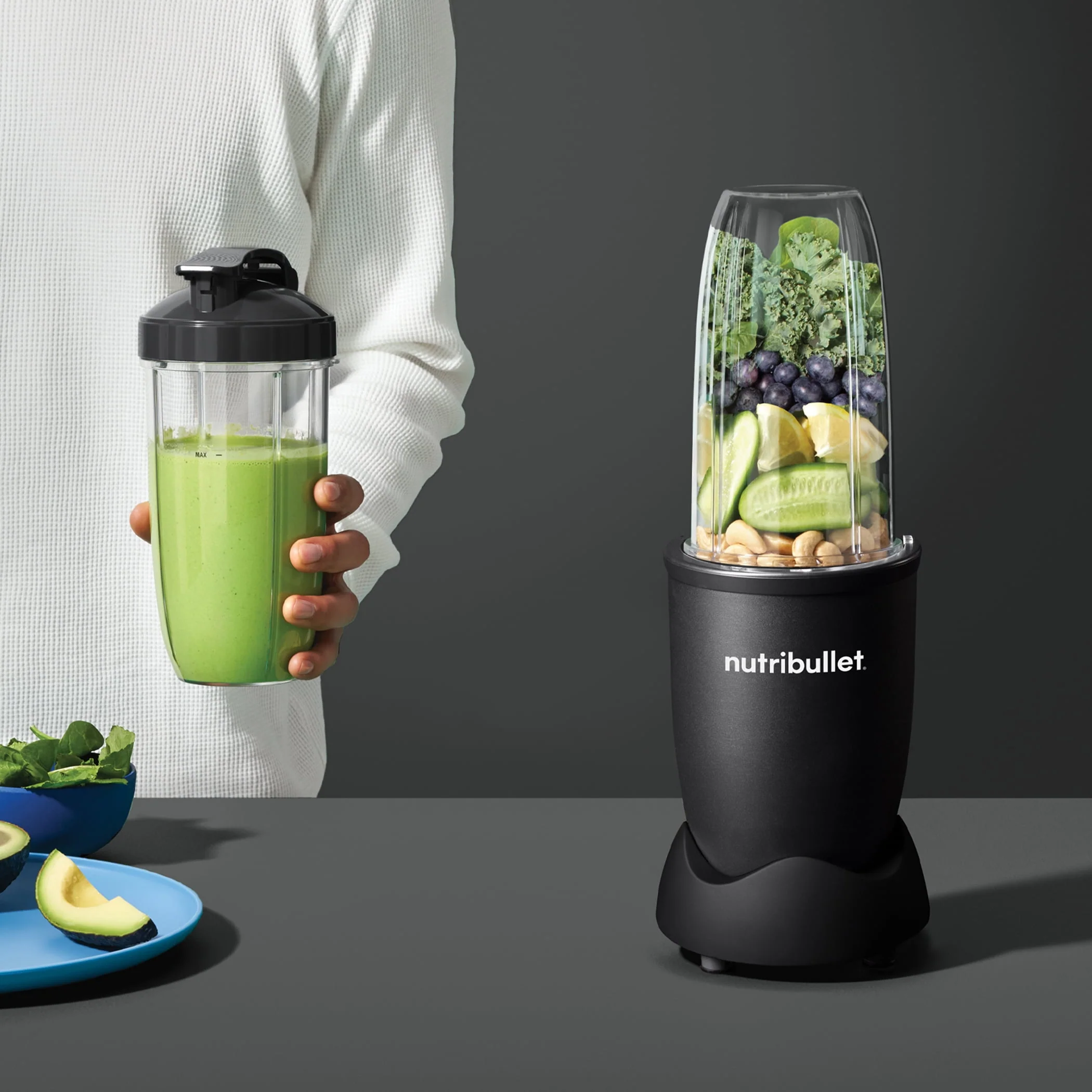 Nutribullet Pro 32 oz. 900 Watt Personal Blender, Matte Black, NB9-0901AK
