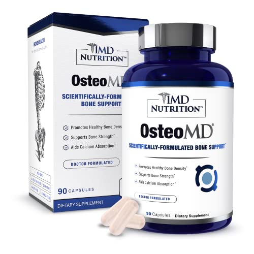 1MD Nutrition OsteoMD for Comprehensive Bone Support - Calcium Supplement for Women and Men - Promote Bone Density w/Calcium with Vitamin D