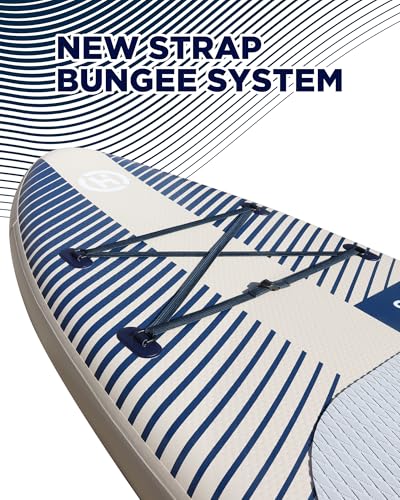Highpi Inflatable Stand Up Paddle Board Premium SUP Accessories, Backpack, Wide Stance, Surf Control, Non-Slip Deck, Leash, Paddle and Pump