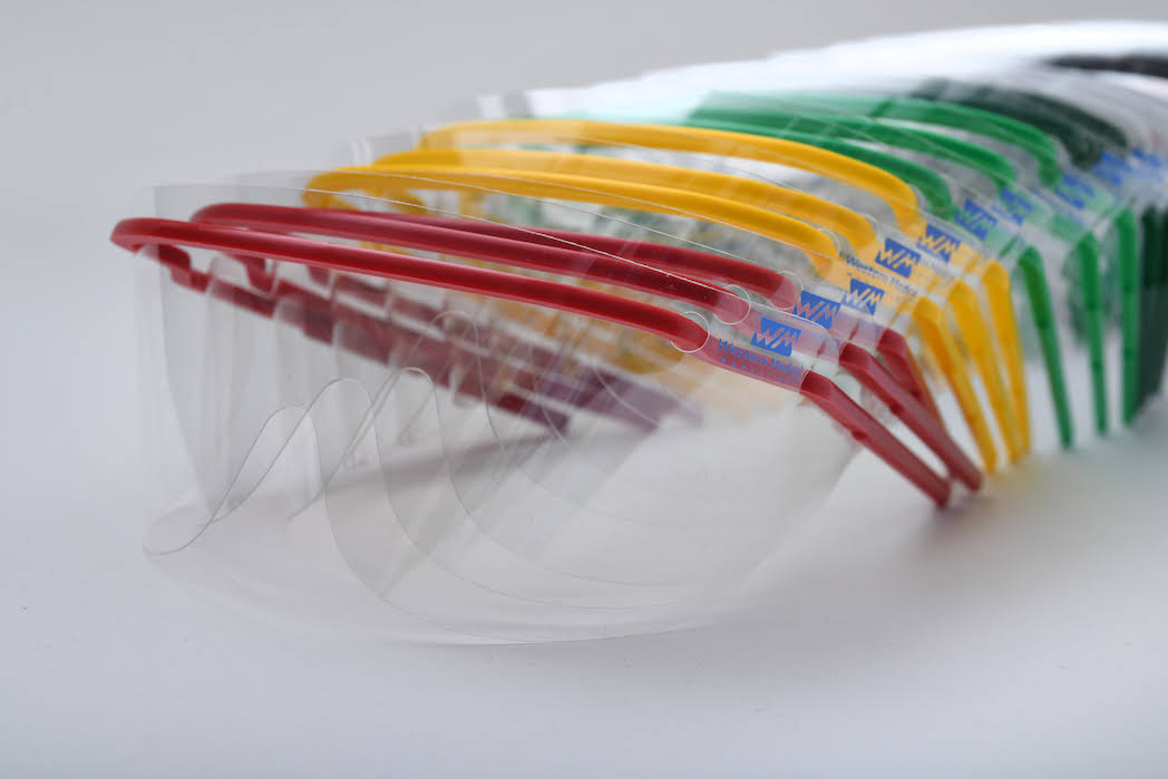 Eye Shields 100 Pre-Assembled Disposable Multicolor Frames H0096A