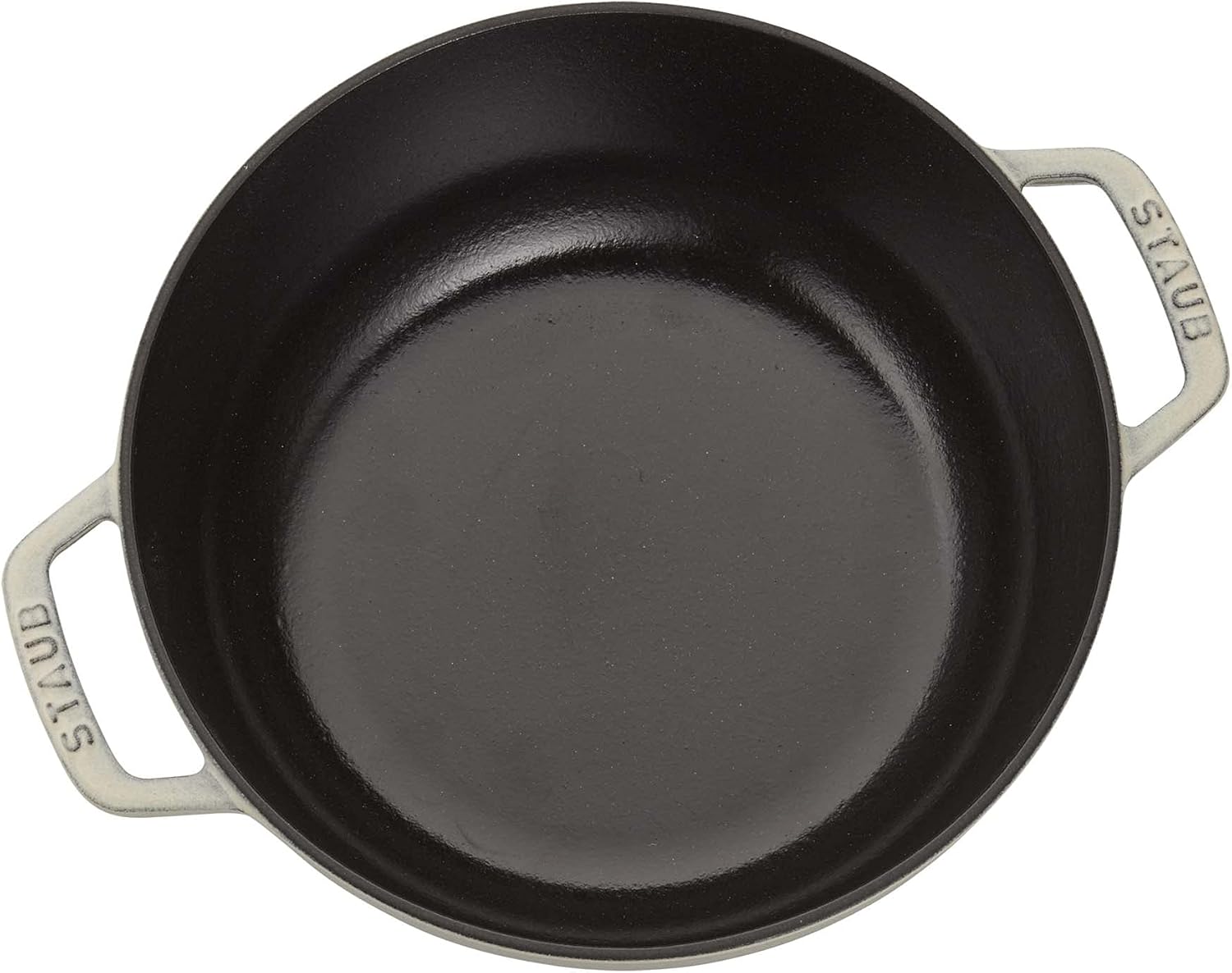 Staub Cast Iron 3.75-qt Essential French Oven - White Truffle, Made in France