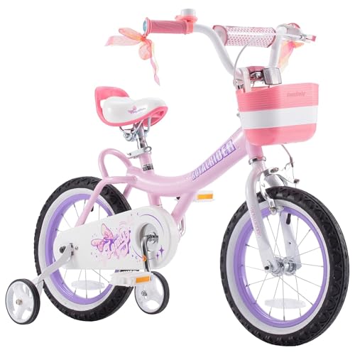 Royalbaby Princess Girls Kids Bike 12 14 16 18 20 Inch Children Bicycle with Basket for Age 3-12 Years