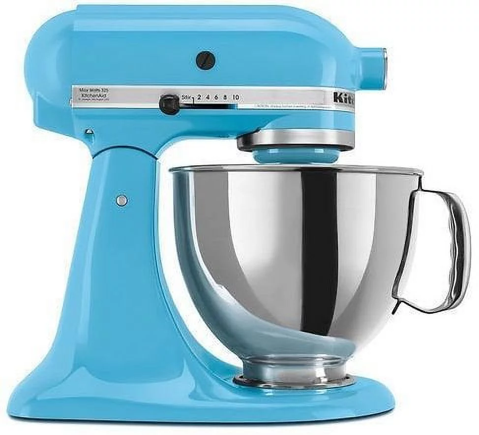KitchenAid 4.5 Quart Tilt Head Stand Mixer, Crystal Blue - Radiant Selections