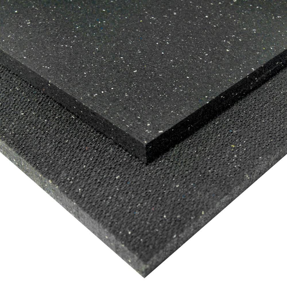 Rubber-Cal Heavy Duty Appliance Mat - 3/4x22 Thick Black Rubber Floor Protection Mat