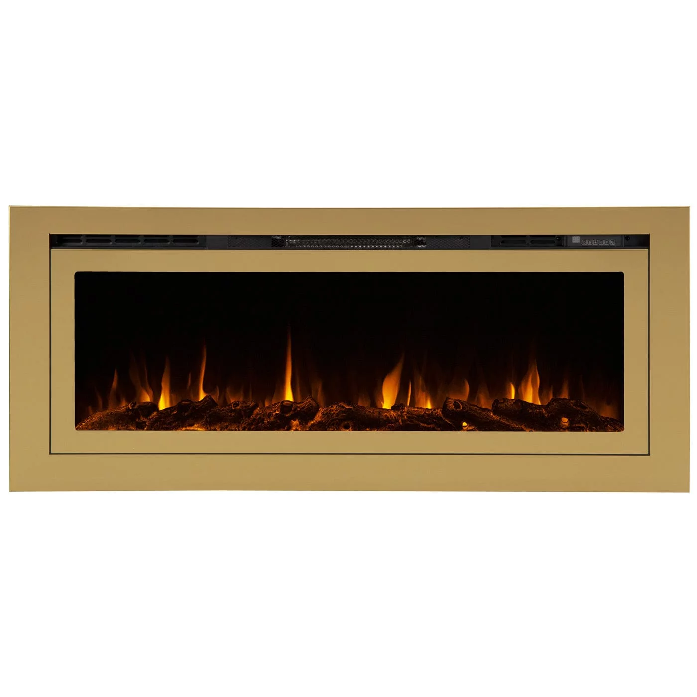 The Sideline Deluxe Gold 50" 86275 Recessed Smart Electric Fireplace