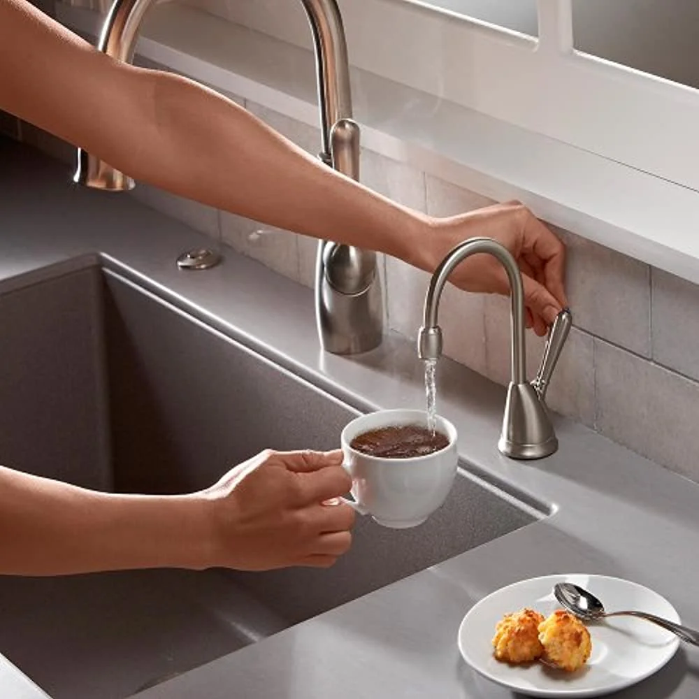 InSinkErator View Instant Hot Cold Water Dispenser System Faucet Tank Chrome HC View C