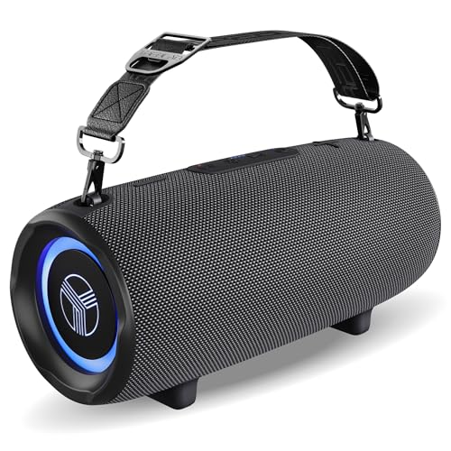 TREBLAB Ultra Loud Wireless Speaker - 60W Stereo Sound with Deep Bass, 20H Playtime, Powerbank, Waterproof