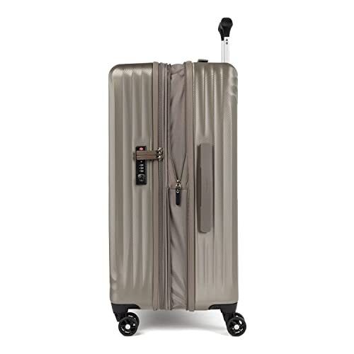 Travelpro Maxlite Air Hardside Expandable Carry on Luggage, 8 Spinner Wheels, Lightweight Hard Shell Polycarbonate Suitcase, Shadow Grey