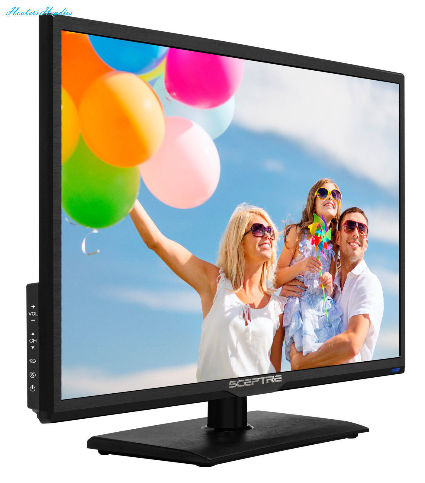 Sceptre 24 inch Class 1080p FHD LED TV with Built-In DVD Player E246bd-f