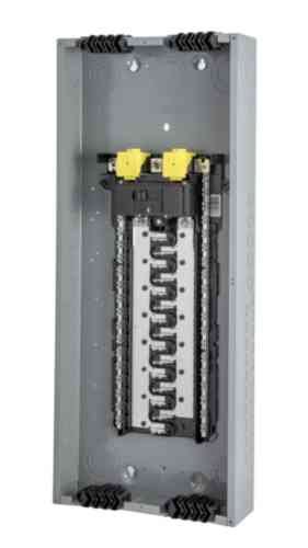 Schneider Electric HOM3060M200PQCVP Homeline 200 Amp 30-Space 60-Circuit Indoor Main Breaker Qwik-Grip Plug-On Neutral Load Center with Cover-Value