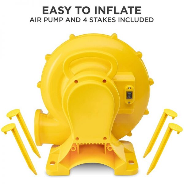 13&prime; X 13&prime; Inflatable Water Slide With Air Blower