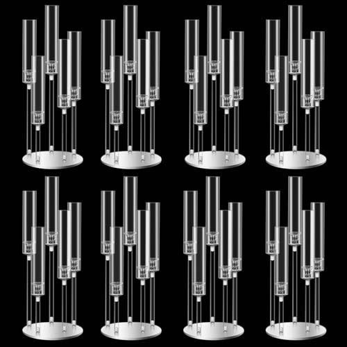 35inch 10pcs Black Candelabra Centerpieces for Tables 5 Arms Wedding centerpieces for Decorations