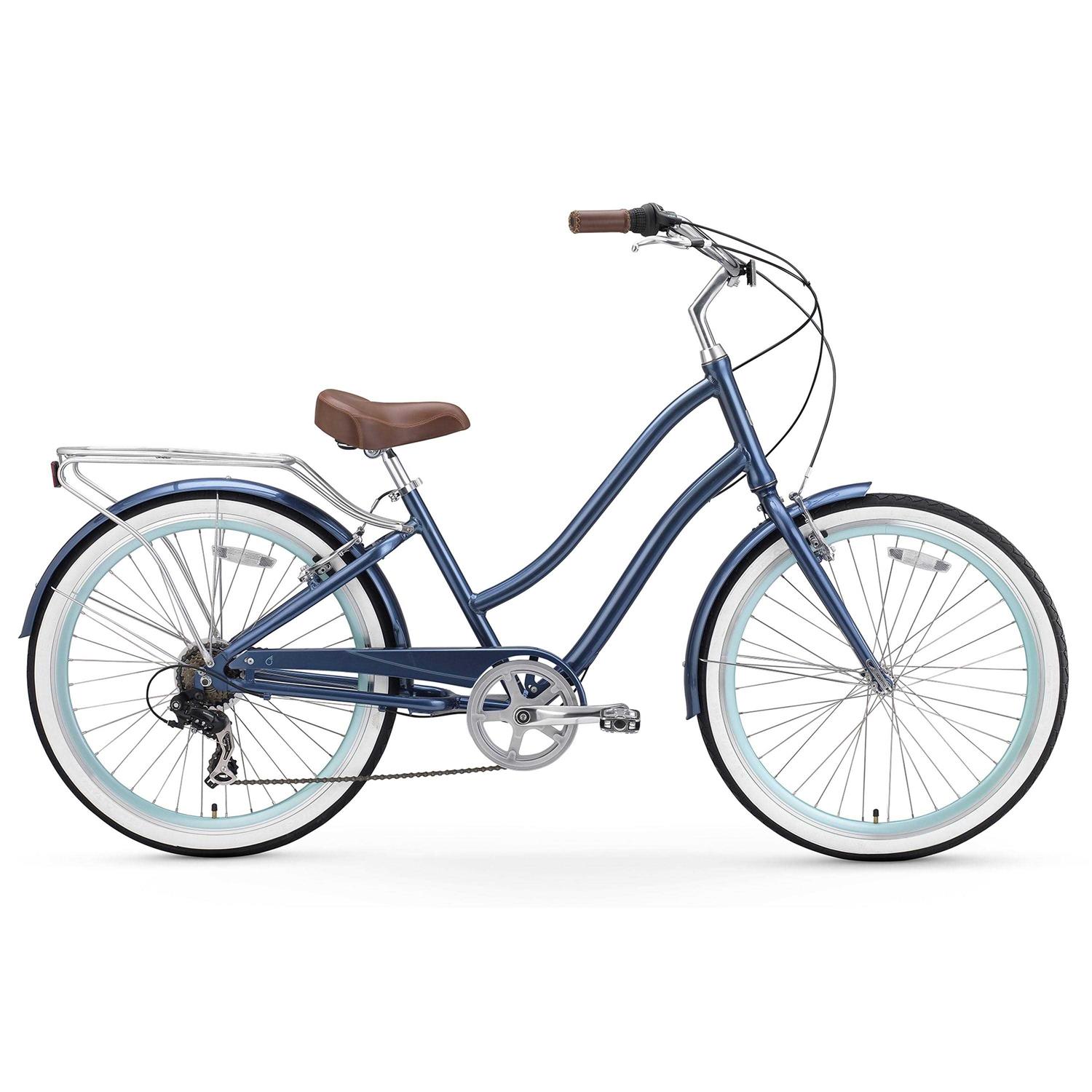 sixthreezero EVRYjourney Womens 3-Speed Step-Through Hybrid Cruiser Bicycle - Sports Supplies Online Store
