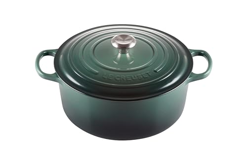 Le Creuset Enameled Cast Iron Signature Round Dutch Oven, 5.5 qt., Cerise