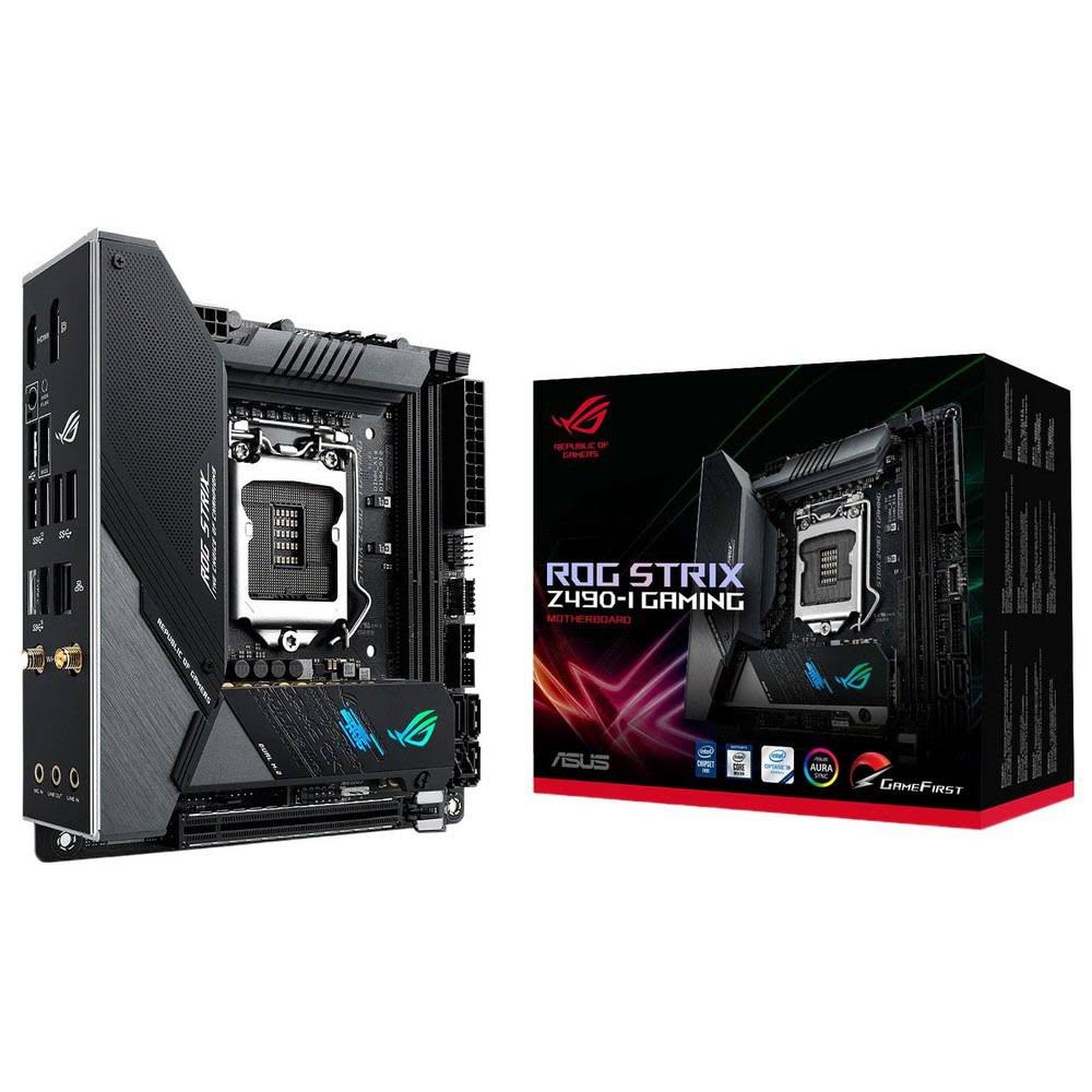 Asus ROG Strix Z490-I Gaming Intel Z490 LGA 1200 Mini ITX