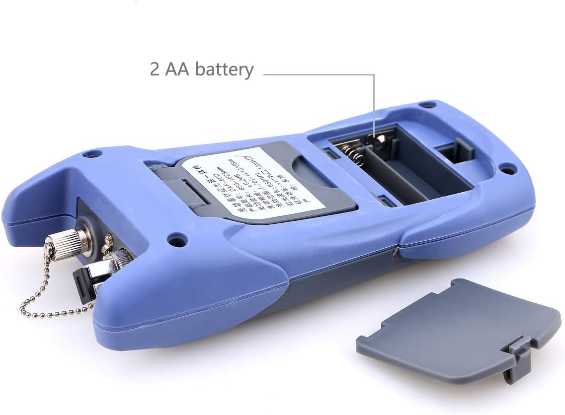 Portable ALL-IN-ONE Fiber Optical Power Meter -70 +10 with SC and FC Connector and 10KM Visual Fault Locator Fiber Optic Cable Tester