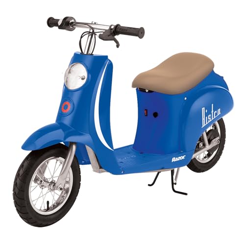 Razor Pocket Mod Miniature Euro 24V Electric Kids Ride On Retro Scooter - Radiant Selections