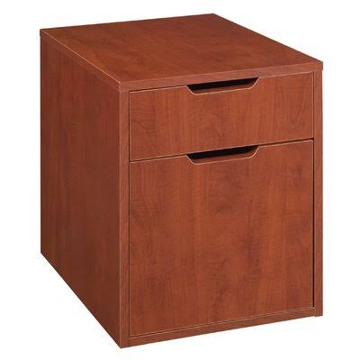 Keasler Freestanding 2-Drawer Vertical Filing Cabinet Ebern Designs Color: Cherry