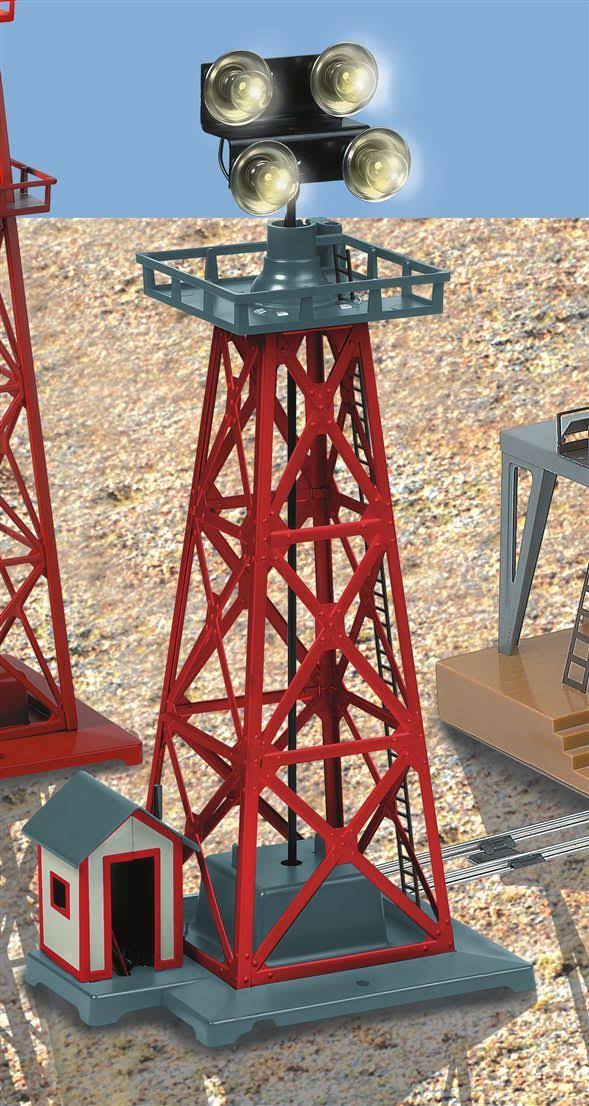 American Flyer 6-49814 S Scale 4-Light Floodlight Tower #774