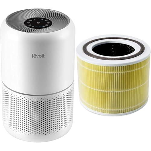 LEVOIT Air Purifiers for Home Bedroom, HEPA Sleep Mode, AHAM VERIFIDE, Smart WiFi for Home Large Room, Quiet Cleaner for Pet Hair, Allergies, Dust