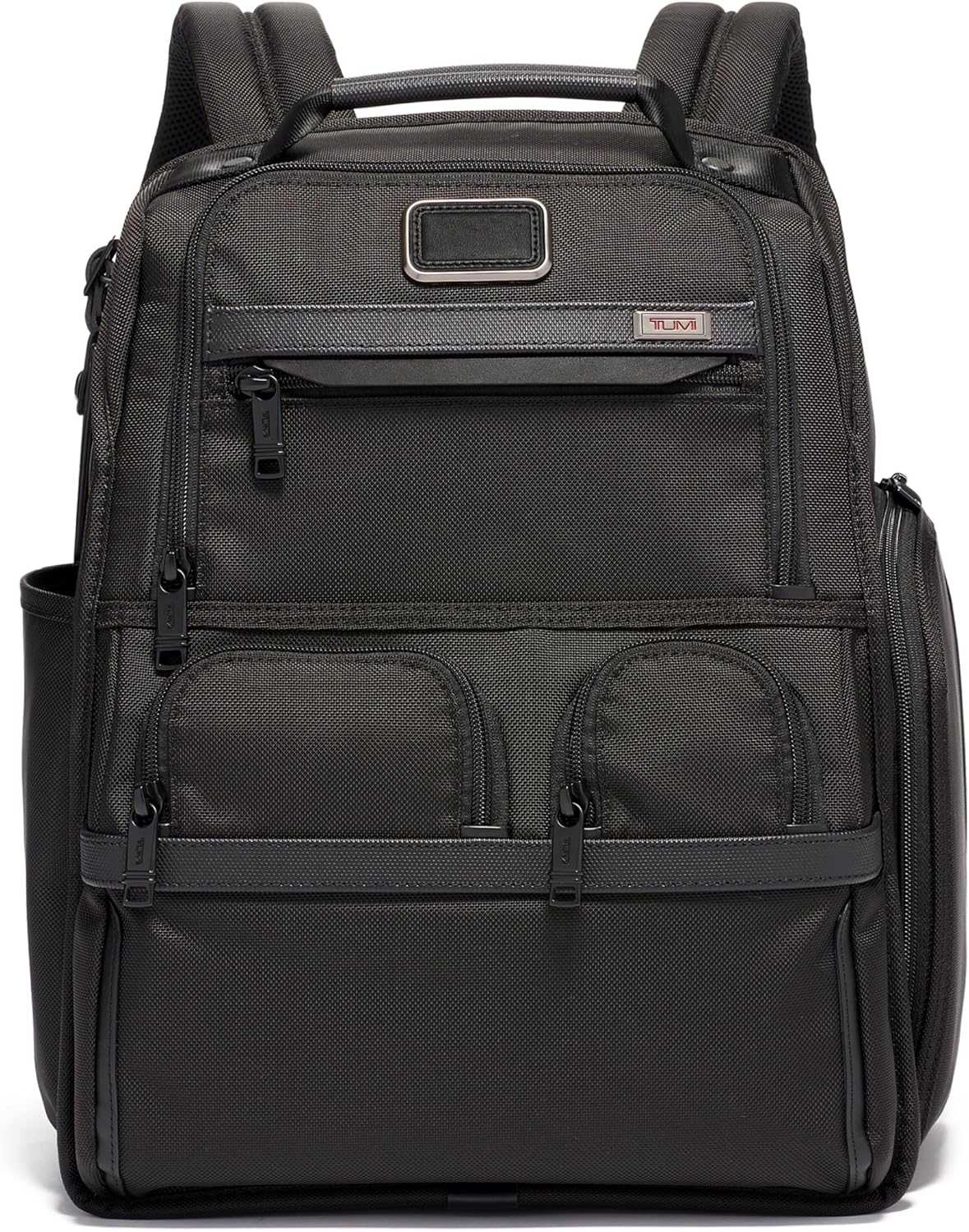 TUMI - Alpha Compact Laptop Bag Brief Pack - Travel Laptop Backpack for Business Tracer - Ballistic Nylon - Black