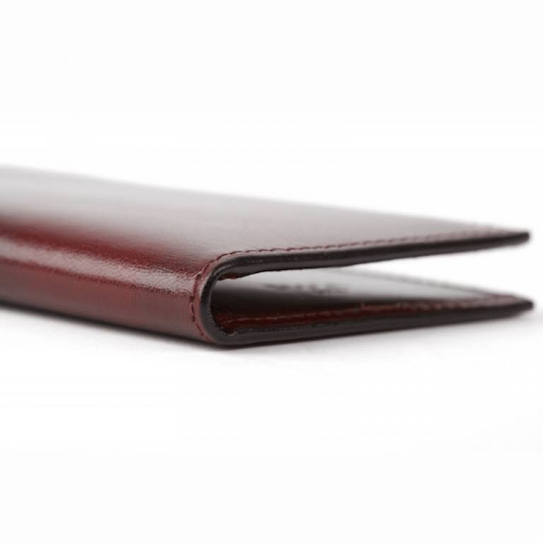Bosca Old Leather 8 Pocket Credit Card Case Dark Brown