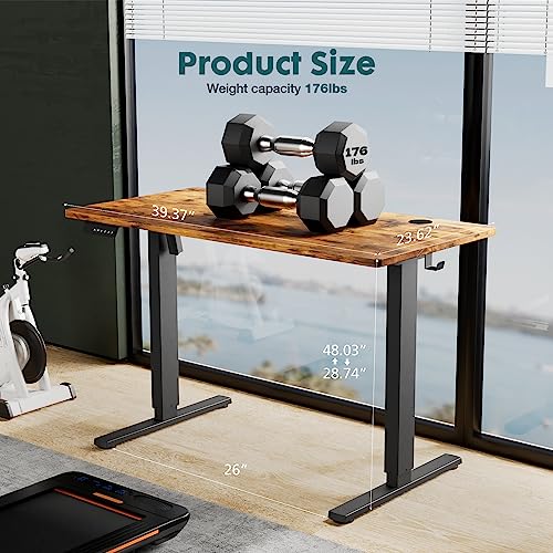 Standing Desk, Adjustable Height Electric Sit Stand Up Down Computer Table