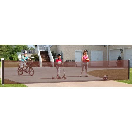Kid Kusion 18 Foot Retractable Driveway Guard - Black Netting