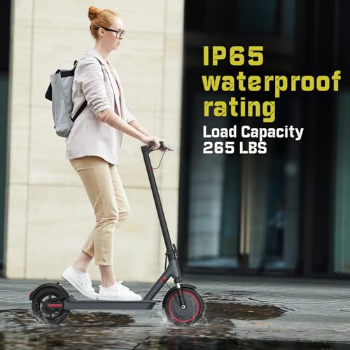E Scooter for Adults 19-22 MPH 350/500W Motor 281/441Wh Battery,8.5"/10" Tires,Motorized Scooter Up to 22 Miles Range
