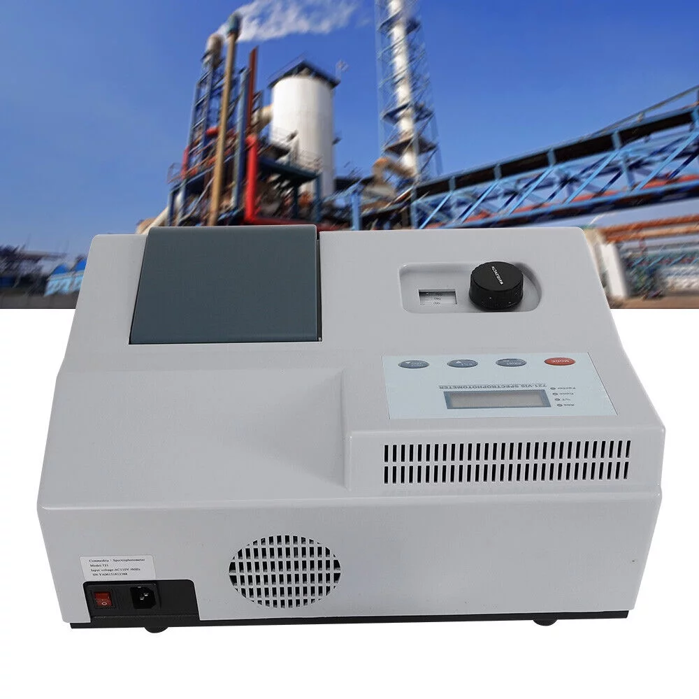 Spectrophotometer Spectrometer 721 LDC Digital Lab Equipment 350-1020nm Wave