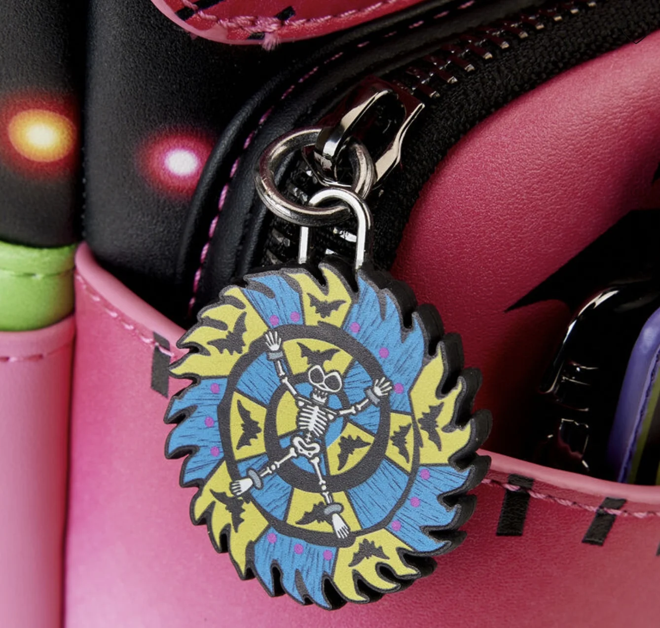 NYCC Limited Edition Funko Pop! By Loungefly Neon Oogie Boogie Cosplay Mini Backpack with Dice Coin Bag - Radiant Selections