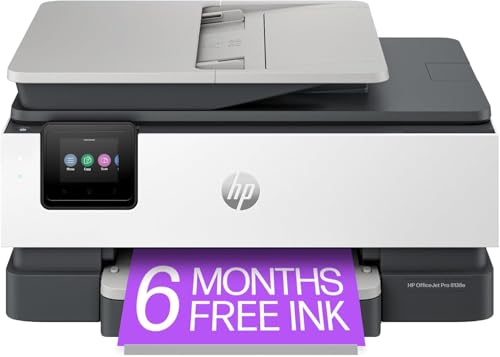 HP OfficeJet Pro 8139e Wireless All-in-One Color Inkjet Printer, Print, scan, Copy, fax, ADF, Duplex Printing Best-for-Home Office