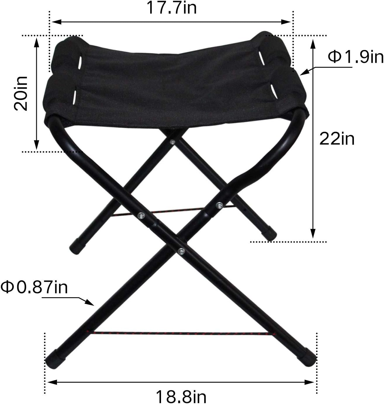 HUIMENG Foldable Kayak Ground Storage Stand Rack - 22" Tall Pack of 2