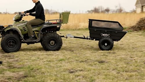 Impact IMPLEMENTS® 1500lb Utility Cart Cargo Trailer with Solid Steel Floor for Lawn/Garden Tractors, ATV's