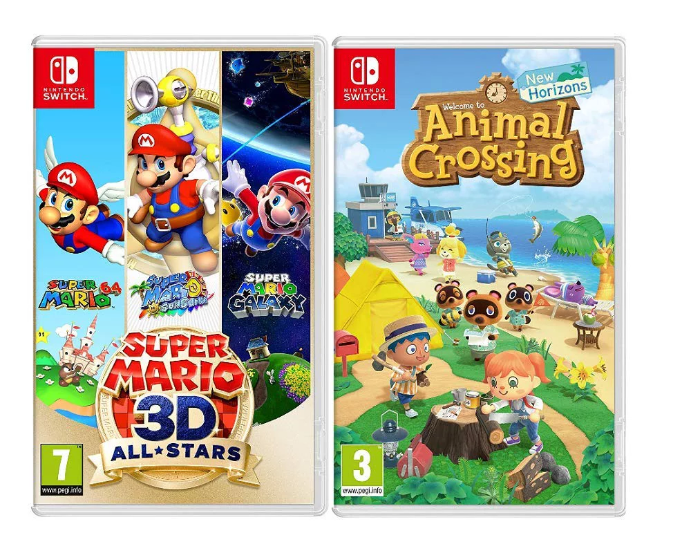 Super Mario 3D All-Stars and Animal Crossing New Horizons, Nintendo Switch, HACPAVP3A-109505