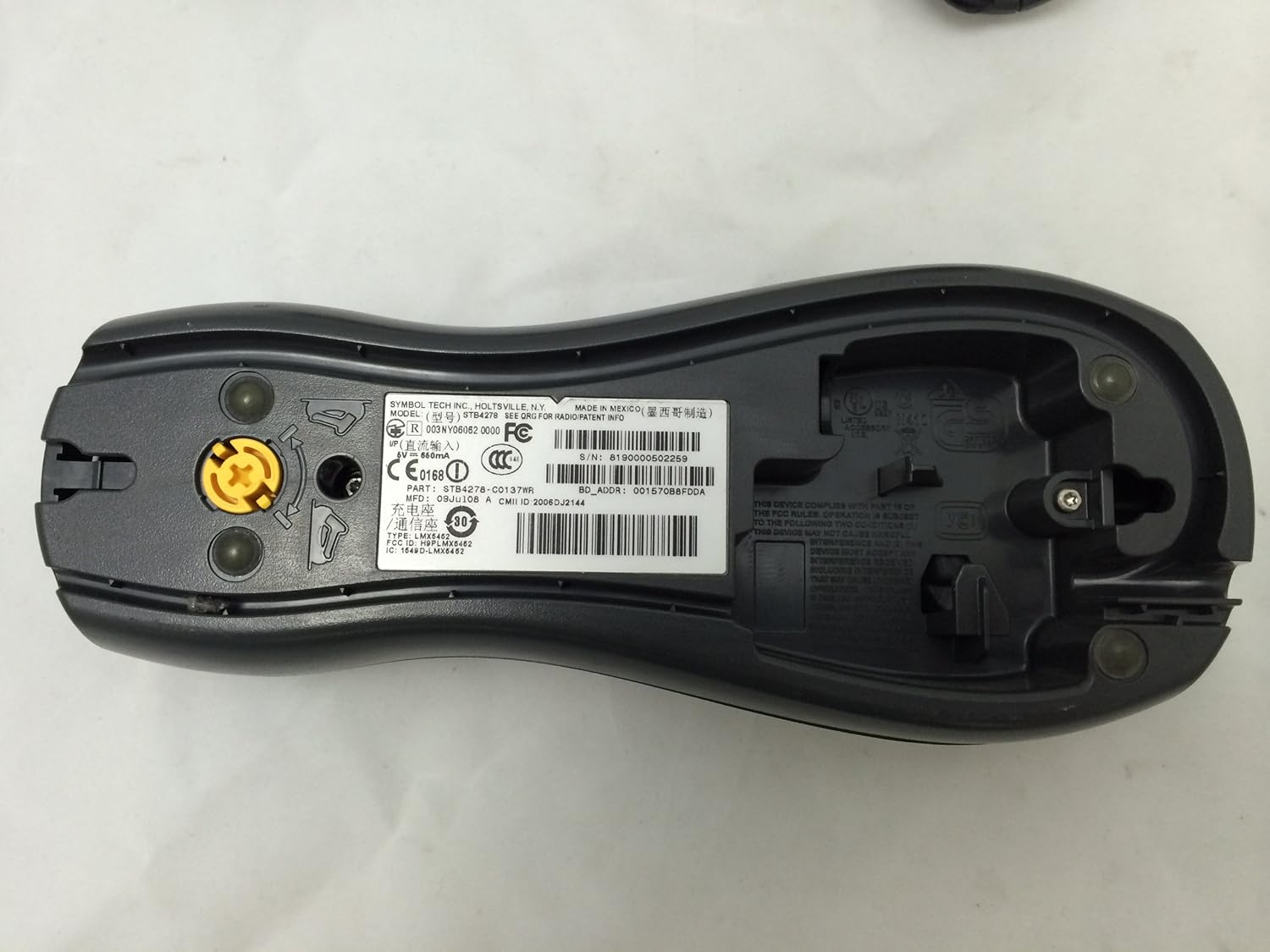 Symbol LS4278 Cordless Barcode Scanner with Cradle & USB Cable Dark Grey