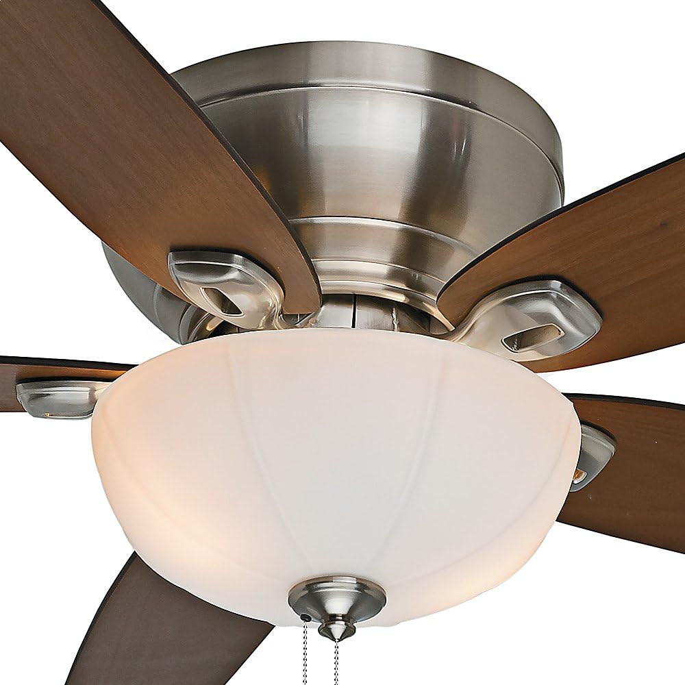 Casablanca Durant Indoor Low Profile Ceiling Fan with Light and Pull Chain Control