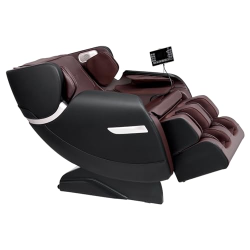 VEVOR Full Body Massage Chair, SL-Track Zero Gravity Massage Recliner, 3D Shiatsu, Body Scan, Heating, Bluetooth Speaker, Airbags for Living Room