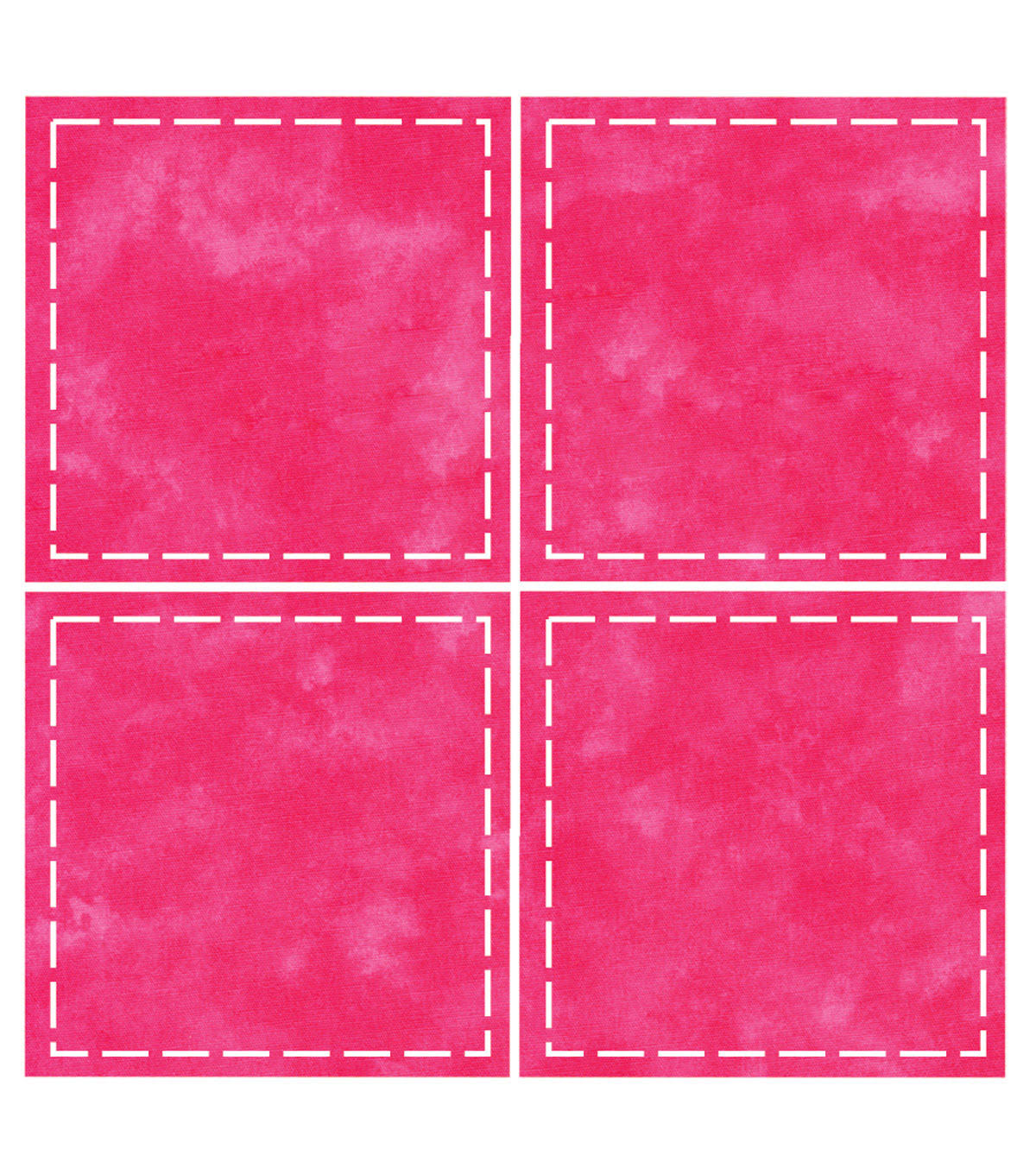 AccuQuilt Go! Fabric Cutting Dies Square 4-1/2x22 Multiples