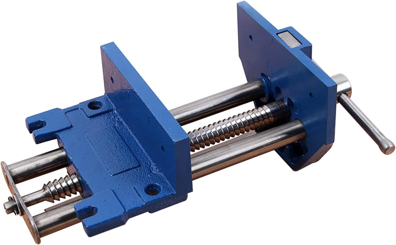 AIWFL Woodworking Vise 10.5 Inch Rapid Acting Wood Working Vise Quick Release Woodworking Bench Vise Heavy-Duty Cast Iron Woodworker's Vise