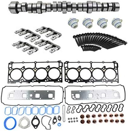 NON MDS Lifters Camshaft Kit Replacement for Dodge Ram 1500 2500 3500 5.7L Hemi 2006-2008 Part# 53022064AA 5038784AD 53021720AB GELUOXI