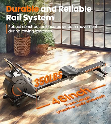 YOSUDA Magnetic/Water Rowing Machine for Home - Rower Machine Use with Bluetooth, App Supported, Rowing Machine for Taller Power Athletes