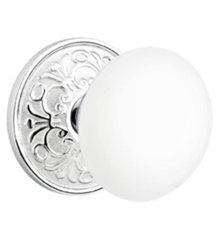 Emtek 8106RKUS15 Passage Rope Knob with Lancaster Rose Finish: Satin Nickel