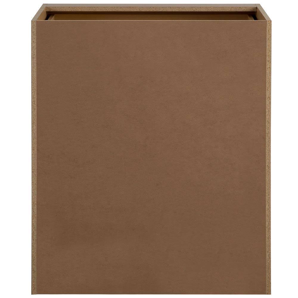 Hampton Bay Easthaven Shaker Assembled 30x34.5x24 in. Frameless Base Cabinet with Drawer in Unfinished Beech